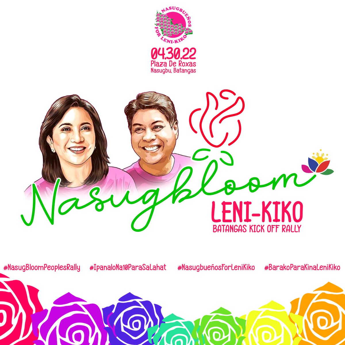 nasugbu_ph's tweet photo. Kakatapos lang ng pinakamalaking Birthday Celebration sa bansa kahapon. Papunta pa lang tayo sa exciting part... 🙂
#NasugbuNaman !!!
Di mo na kailangang lumayo. Dito lang oh!!!
Lahat Imbitado!!!
📷 Nasugbueños for LeniKiko
#NasugBloom
#MiniRally
#NasugbuPh https://t.co/2G11ODNkEU