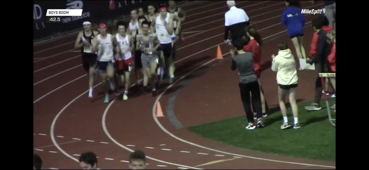 MTZHSTrack's tweet photo. A truly gutsy race from Sam Atkinson in  heat 3 of the 800 at Palatine! He got tripped up at one point in a big pack but still was able to get second place and run his 2nd fastest time of the season, 1:58.54! #MTZTRACK #DNIP22 https://t.co/JlpHbq1QaQ