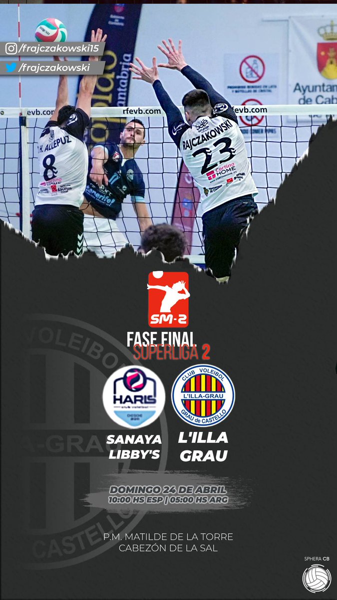 SpheraCB_Press's tweet photo. 🇪🇸 @LIllaGrau enfrenta al Sanaya Libby's por el tercer puesto de la Superliga 2 https://t.co/JPTRtbcJ4X