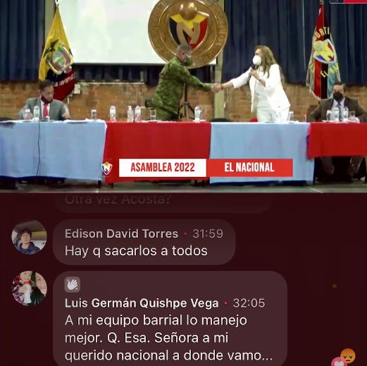 GeNteRojaEc's tweet photo. 12-0
Gracias por sostener a esta directiva de barrial.
Estos son los #TiemposDeCambio en El Nacional ofrecidos por Lucía Vallecilla y el Gnrl. Santiago Almeida(Vice), apoyados por el Gnrl. Gustavo Acosta..👏👏👏
#FueraVallecilla
#FueraSantiagoAlmeida
#FueraMachuca
#FueraTodos https://t.co/KuMXWhyfjF