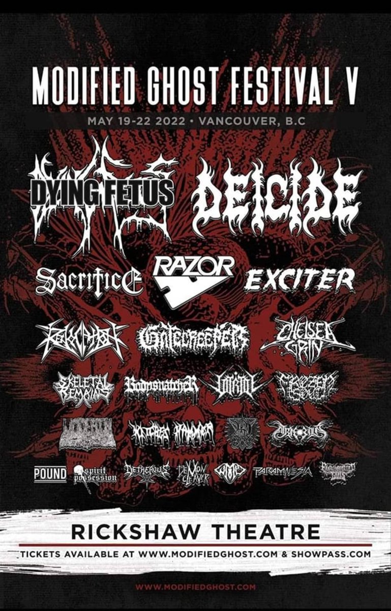 SacrificeCanada's tweet photo. Vancouver #modifiedghostfestival https://t.co/19ofMOVsJF