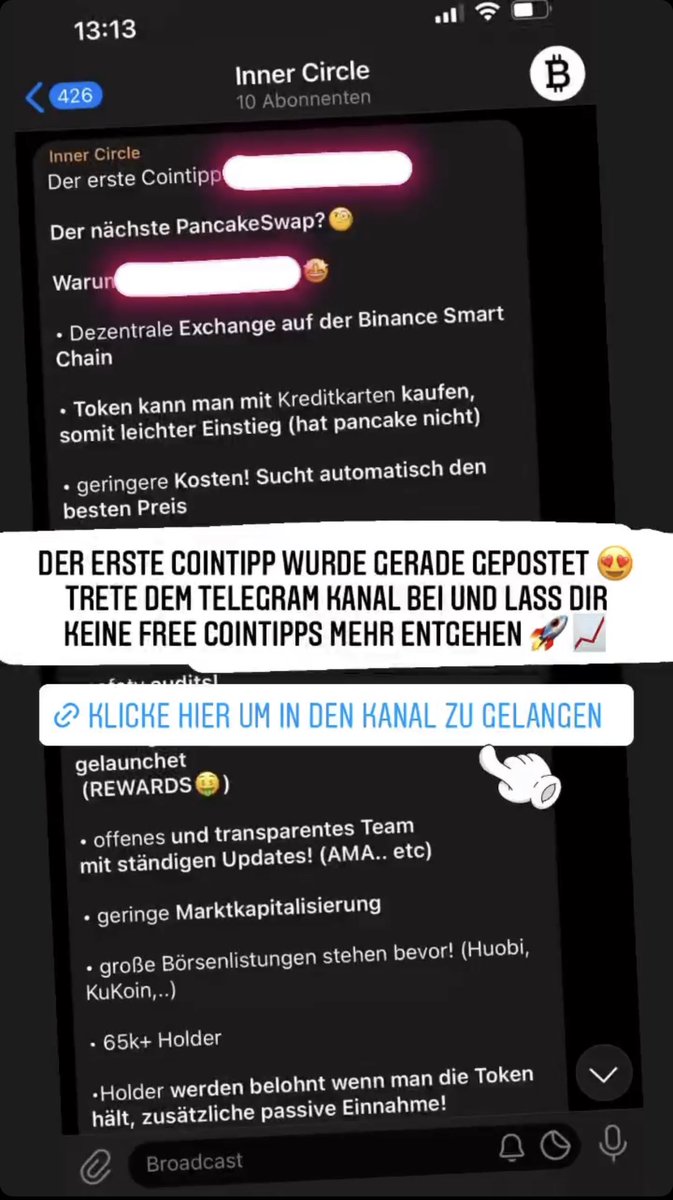 kryptoschuleyt's tweet photo. 🚨Telegram Kanal für Free Cointipps, Airdrops &amp; Bitcoin Analysen🚨 ➡️ https://t.co/dtCmpC2qGG #BTC   #bitcoin   #cointipp #kryptowährungen #geldverdienen #blockchain #krypto #eth #xrp https://t.co/mr1kfvc3nD
