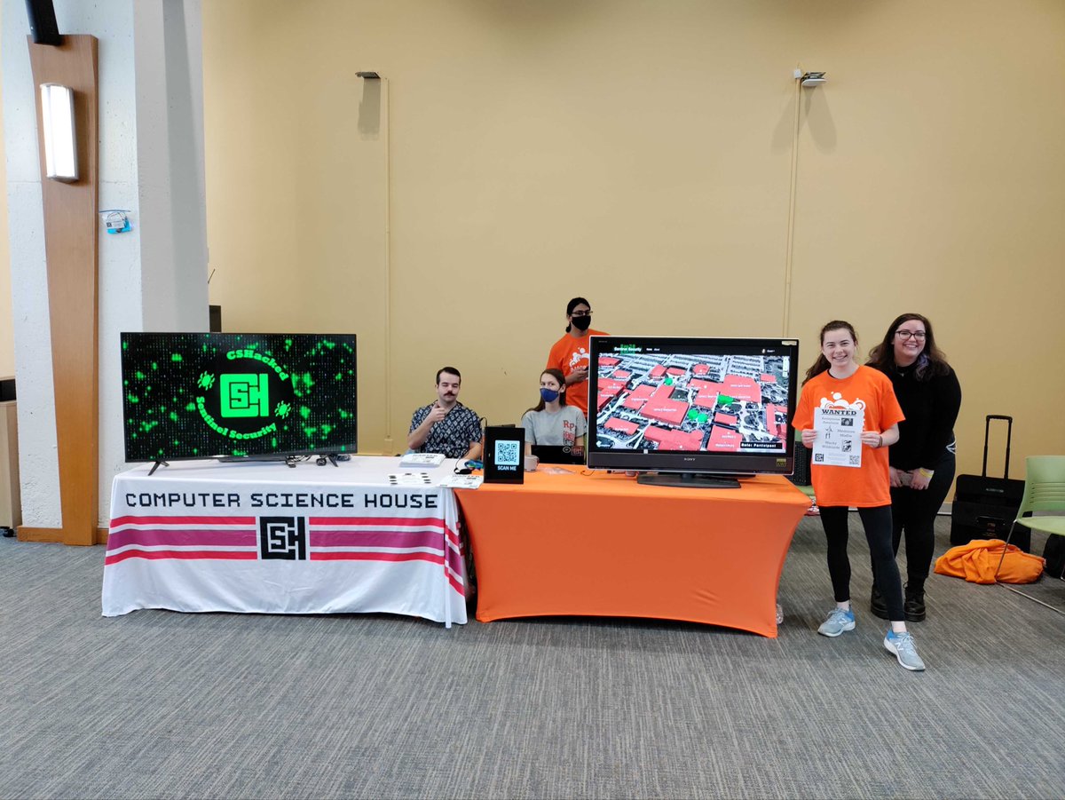 WE GOT HACKED! Check out our Imagine project today - located in the Fire Side Lounge in the SAU (Tiger Zone - and help us collect our data back! 
You can also start the mission here: hacked.csh.rit.edu
#imaginerit #creativityondisplay #rit #rittigers #computersciencehouse
