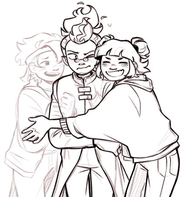 been obsessed with lmk, here are my doodles + a wip i didn't wanna finish. everyone watch this show i beg you

#LEGOMonkieKid #MonkieKid 