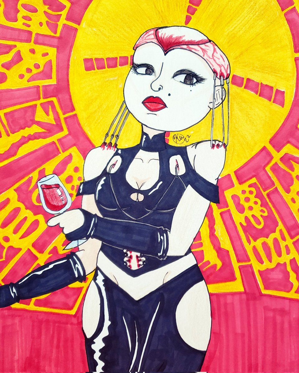 ridermatsu's tweet photo. [#hellraiser] 🖤Oh, Miss Angelique🥀🖤

#fanart #hellraiserbloodline #hellraiser4 #angelique #cenobite #blood #gore #bodyhorror #traditionalart #artistsontwitter #illustration https://t.co/9bRXAeBDqh