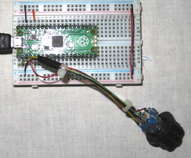 KeijiHata's tweet photo. #RaspberryPi_Pico
Raspberry Pi Pico CircuitPython でロータリーエンコーダのテストをしました。
https://t.co/3BWnUfAkFo https://t.co/U8p3G5Y7pL