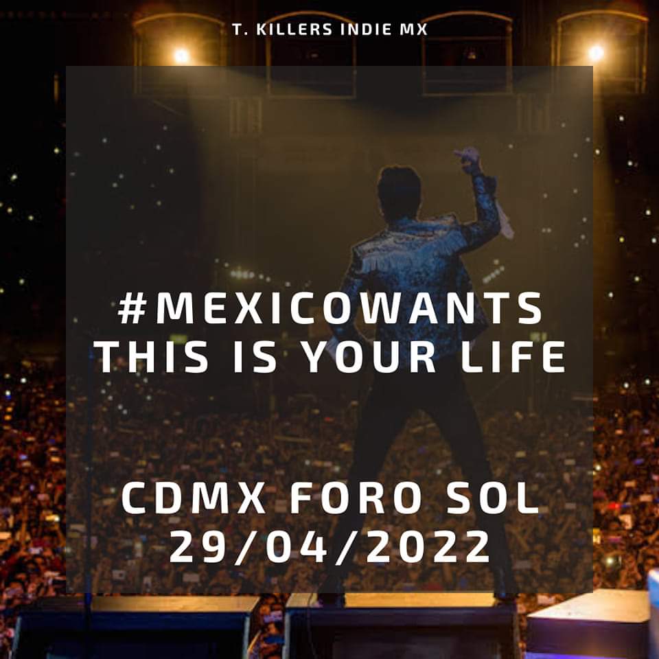ItzelGaN's tweet photo. #mexicowants this is your life
#TheKillers https://t.co/pi7jUkfRBW