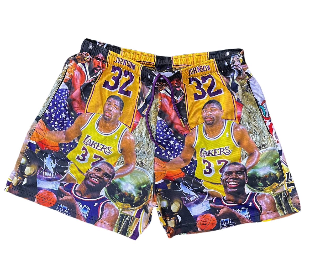 getarcane's tweet photo. ⭐️ Winning Time ⭐️ Magic Johnson "Showtime" mesh Shorts now available. Limited Quantity available.

$34.99

IN STOCK-QUICK SHIPPING

https://t.co/CoGtpZprO2 https://t.co/uz11QY9s3P