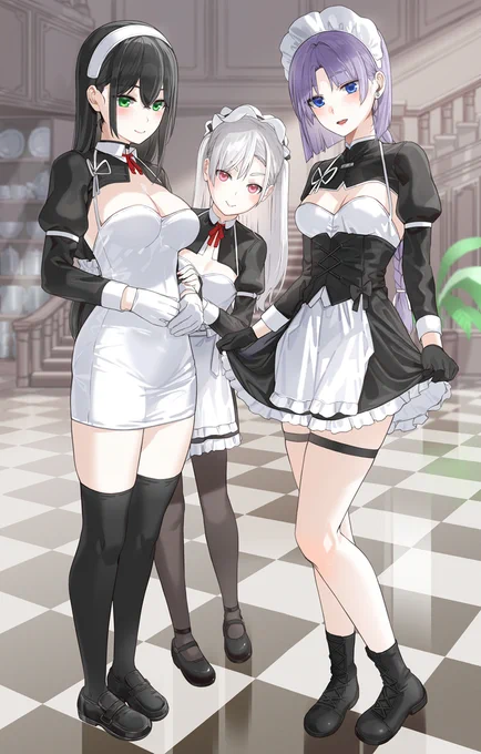 メイドさんとメイドさんとメイドちゃん。 