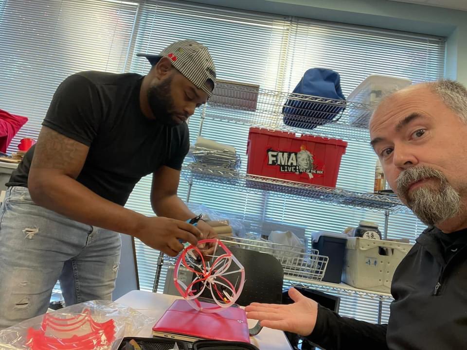 atimpd's tweet photo. ATiM Specialists Robert Mayben and Timothy Johnson joined US Drone Soccer for start up training at the Space and Rocket Center today. Action shots coming tomorrow and Drone Soccer coming to Alabama soon! @AlabamaAchieves @ALSDEEdTech #atimpd https://t.co/91UgQmjFTD