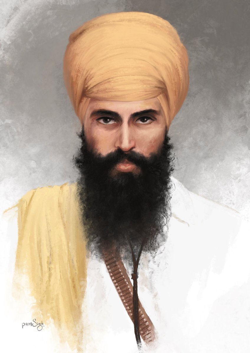 ParmSinghArt's tweet photo. ਵੈਰੀ ਨੂੰ ਲਲਕਾਰ ਕੇ ਟੱਕਰ ਲੈਣ ਵਾਲੇ ਯੋਧੇ ਭਾਈ ਅਵਤਾਰ ਸਿੰਘ ਜੀ ਬਰ੍ਹਮਾ ਦੀ ਸ਼ਹਾਦਤ ਨੂੰ ਪ੍ਰਣਾਮ।

#avtarsinghbarahma #sikhart #digitalpainting https://t.co/eyYuEEyNXU
