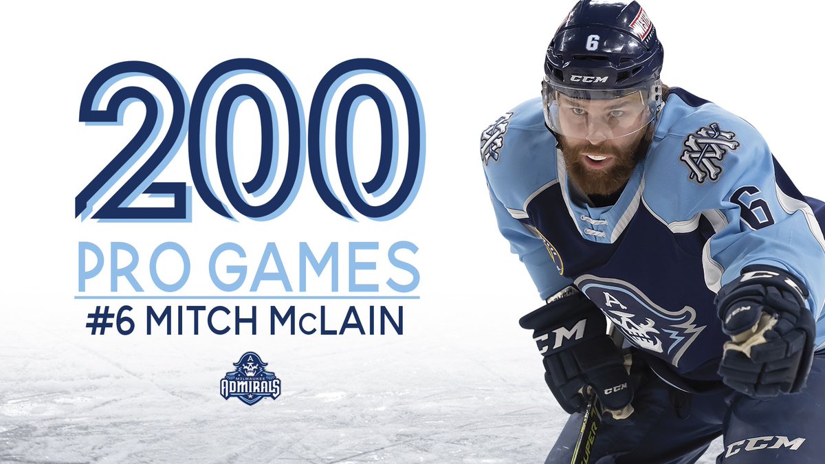 mkeadmirals's tweet photo. 2β£0β£0β£ games for no. 6β£.
#MILhockey | @TheAHL https://t.co/VrV7AAwbZ6