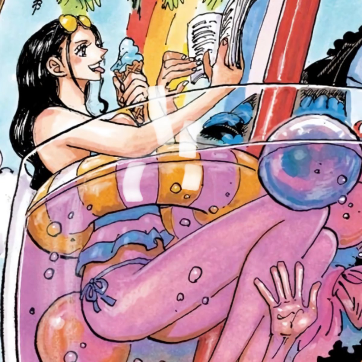 mangarobin's tweet photo. robin in swimsuit <3 https://t.co/fqzjjP9E8D