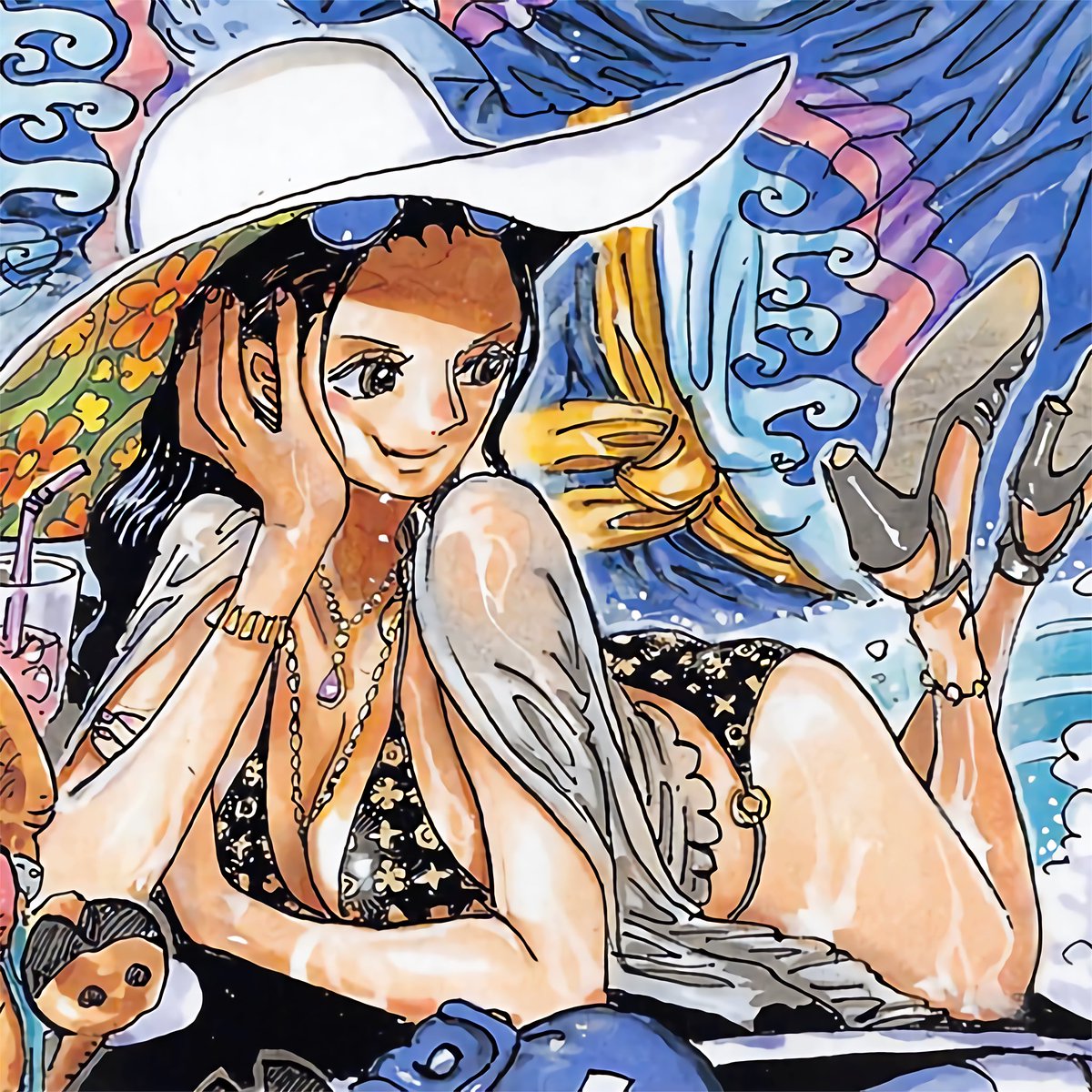mangarobin's tweet photo. robin in swimsuit <3 https://t.co/fqzjjP9E8D