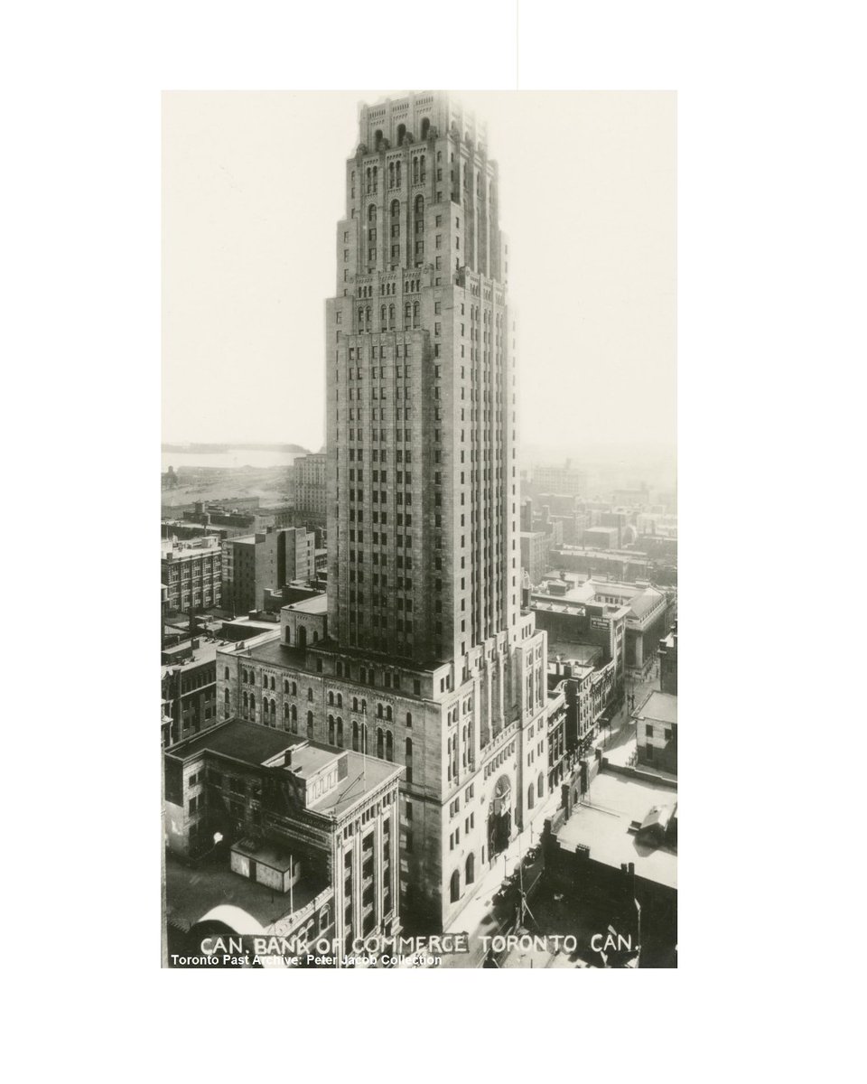 TorontoPast's tweet photo. Toronto Past Archive: The Canadian Bank of Commerce shot sometime around 1940s. This is facing south and west. (Toronto Past - Peter Jacob Collection).
.
.
.
.
#toronto #torontopast #torontophoto #torontopostcard #torontohistory #CIBC #commercourtnorth https://t.co/1a6J277iCC