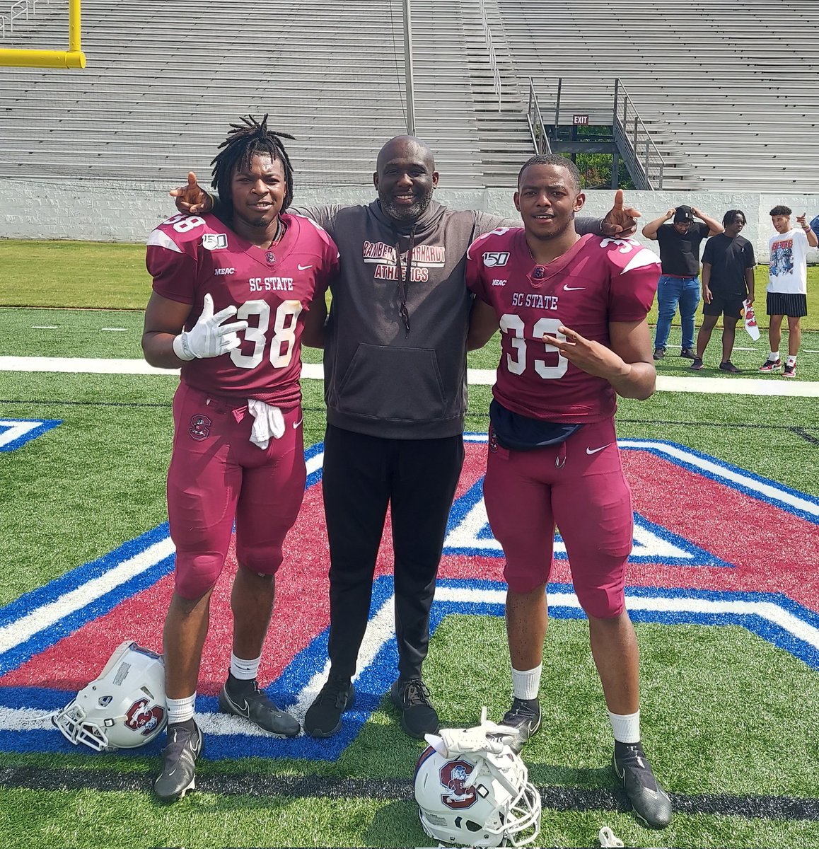 Coach Corey Crosby, M.ED. (@crosbycoach) on Twitter photo I was happy to see my former player from Blackville-Hilda <a href="/Adonis777/">Kingdavis🦍</a> and <a href="/ChrisAustin03/">Christopher Austin</a> from Orangeburg-Wilkinson <a href="/CoachCrosbyK/">Kevin Crosby</a> former linebacker ballin at <a href="/SCState_Fb/">South Carolina State Football</a> spring game today. #TrustTheClimb I was happy to see my former player from Blackville-Hilda <a href="/Adonis777/">Kingdavis🦍</a> and <a href="/ChrisAustin03/">Christopher Austin</a> from Orangeburg-Wilkinson <a href="/CoachCrosbyK/">Kevin Crosby</a> former linebacker ballin at <a href="/SCState_Fb/">South Carolina State Football</a> spring game today. #TrustTheClimb