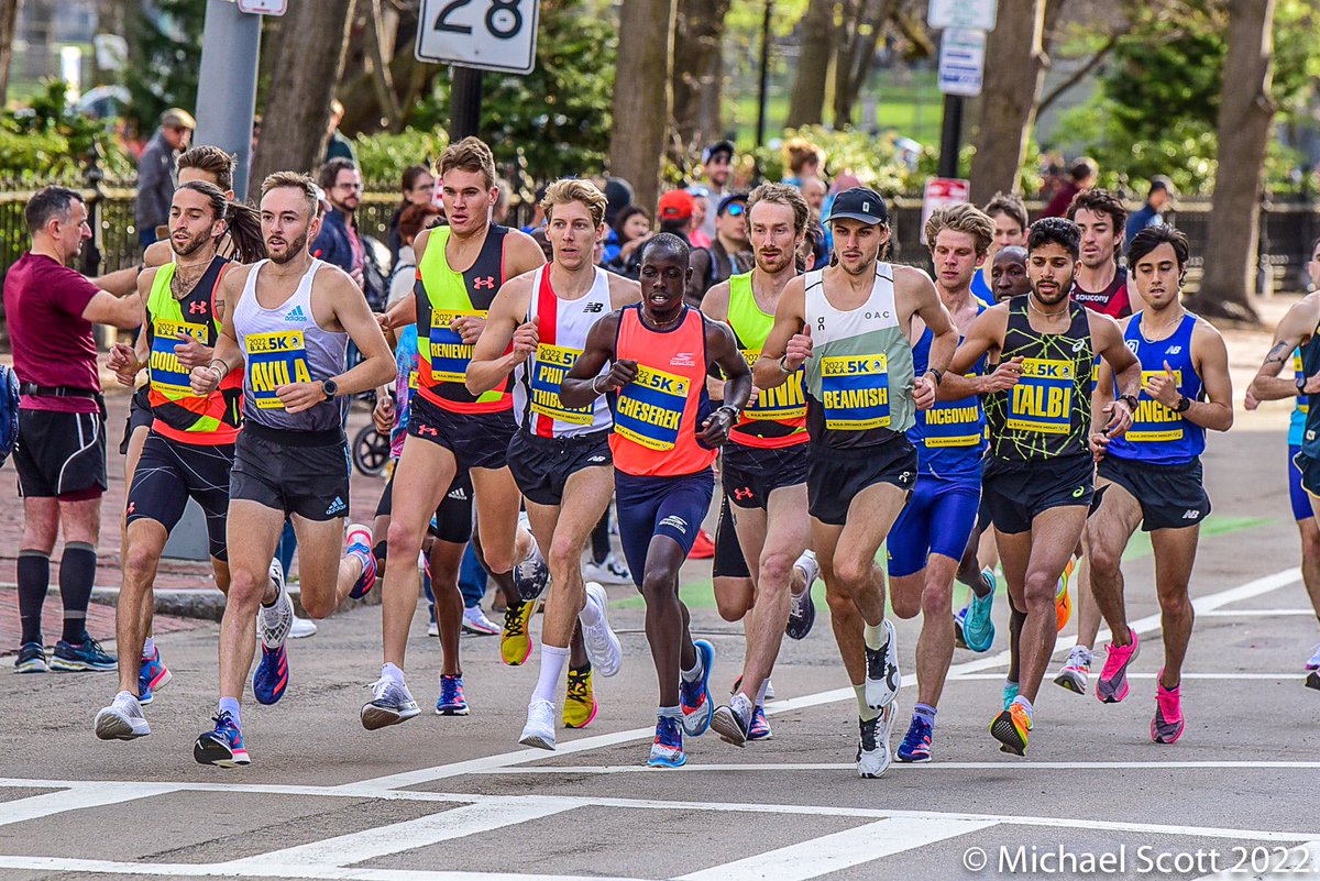 urimiscott's tweet photo. .@AvilaEricc, Charles Philbert-Thiboutot, @KINGCHEZZ, @EagleWilly22, @GordTeamBeam lead the @BAA 5K approximately a quarter mile into the event. 

#BAA #BostonMarathonWeekend #BAA5K https://t.co/YwqtOL1zVH