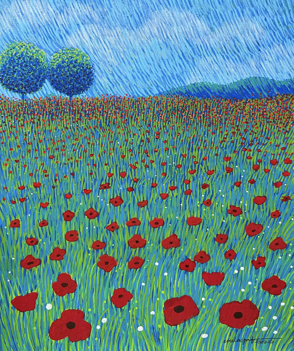 emilayusof's tweet photo. Original painting available. Framed.
POPPY FIELD. 2022.
Acrylic Paint Marker on canvas
25 cm x 35 cm
RM999 https://t.co/XDKh33kIvJ