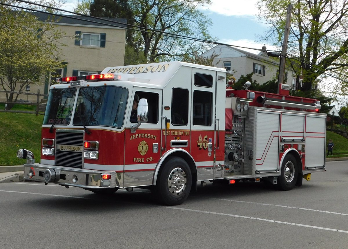 <a href="/NFEC61/">Norriton Fire Engine Company</a> Tower 61 along with Jefferson Quint, Squad and Engine 46 leading the Norriton Little League Parade this morning <a href="/RealTrafficdan/">Trafficdan</a> <a href="/rotondo_nick/">Nick Rotondo Jr.</a> <a href="/mikeyb4746/">Mike Bralski</a> <a href="/pcrs29/">Peter Stathopulos</a> <a href="/EONE_FireTrucks/">E-ONE (Fire Trucks)</a> <a href="/HORROCKSFIRE/">Brian W. Horrocks</a> <a href="/Spartan_ER/">Spartan ER</a> <a href="/KMEFire/">KME</a> <a href="/Recupido17/">Jerry Recupido</a> <a href="/EastCoastAlert/">911 Emergency Communications Dispatcher</a> <a href="/EmergMgt/">Emergency Management Group Inc.</a> <a href="/ESV911/">Mark's Emergency Vehicles</a>