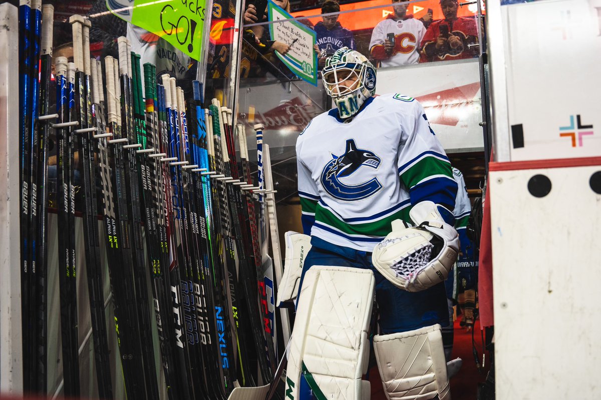 Canucks's tweet photo. Locked in 🔒 https://t.co/3JAQet34BU
