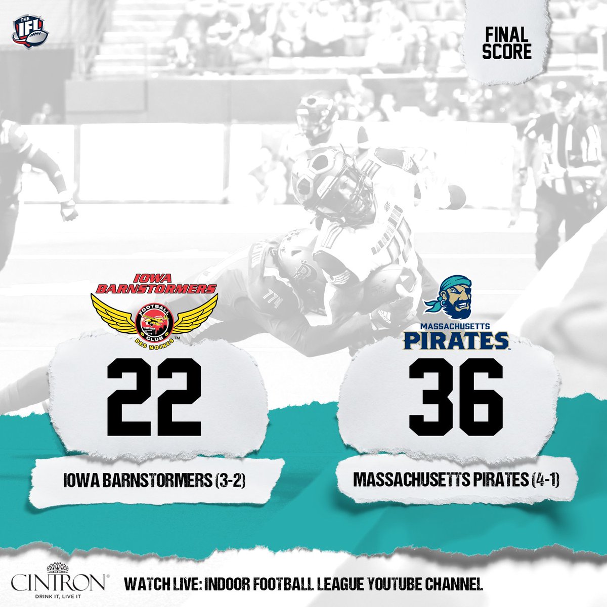 OrlPirates's tweet photo. That's your final from #PhoenixField 🏴☠️ Let's do it again next week, shall we? 🏈
#DefendTheShip | @IndoorFL | @cintronworld https://t.co/Hnk2TAs3tx