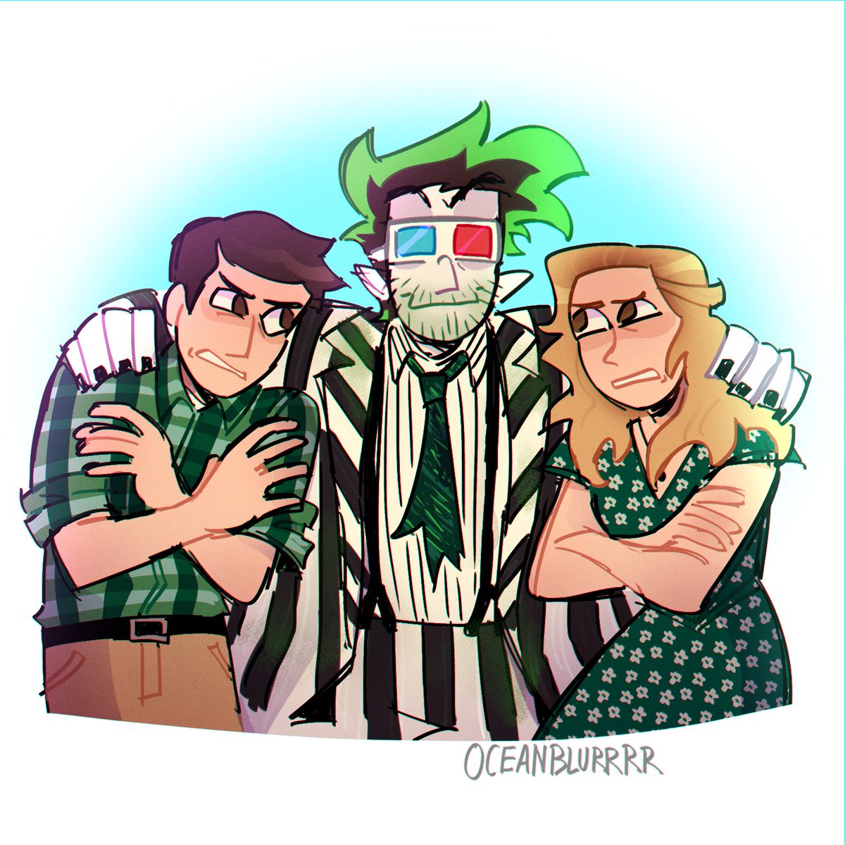 「a bunch of silly doodles ✨ #beetlejuiceb」|Blurr 🪲のイラスト