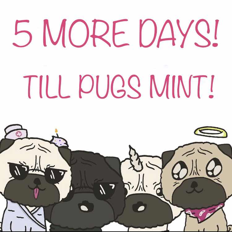 Only .02 ETH each 🔥

Tiny Pugs earn 5 Pink Planet Tokens per day 👀

To win a free Tiny Pug NFT:
1⃣ Like, RT, Tag three friends on this post
2⃣ Follow <a href="/TinyPoodlesNFT/">Tiny Poodles NFT</a> 
3⃣ Join Discord.gg/poodles and comment twitter name✅

#NFTGiveaway #NFTGiveaways