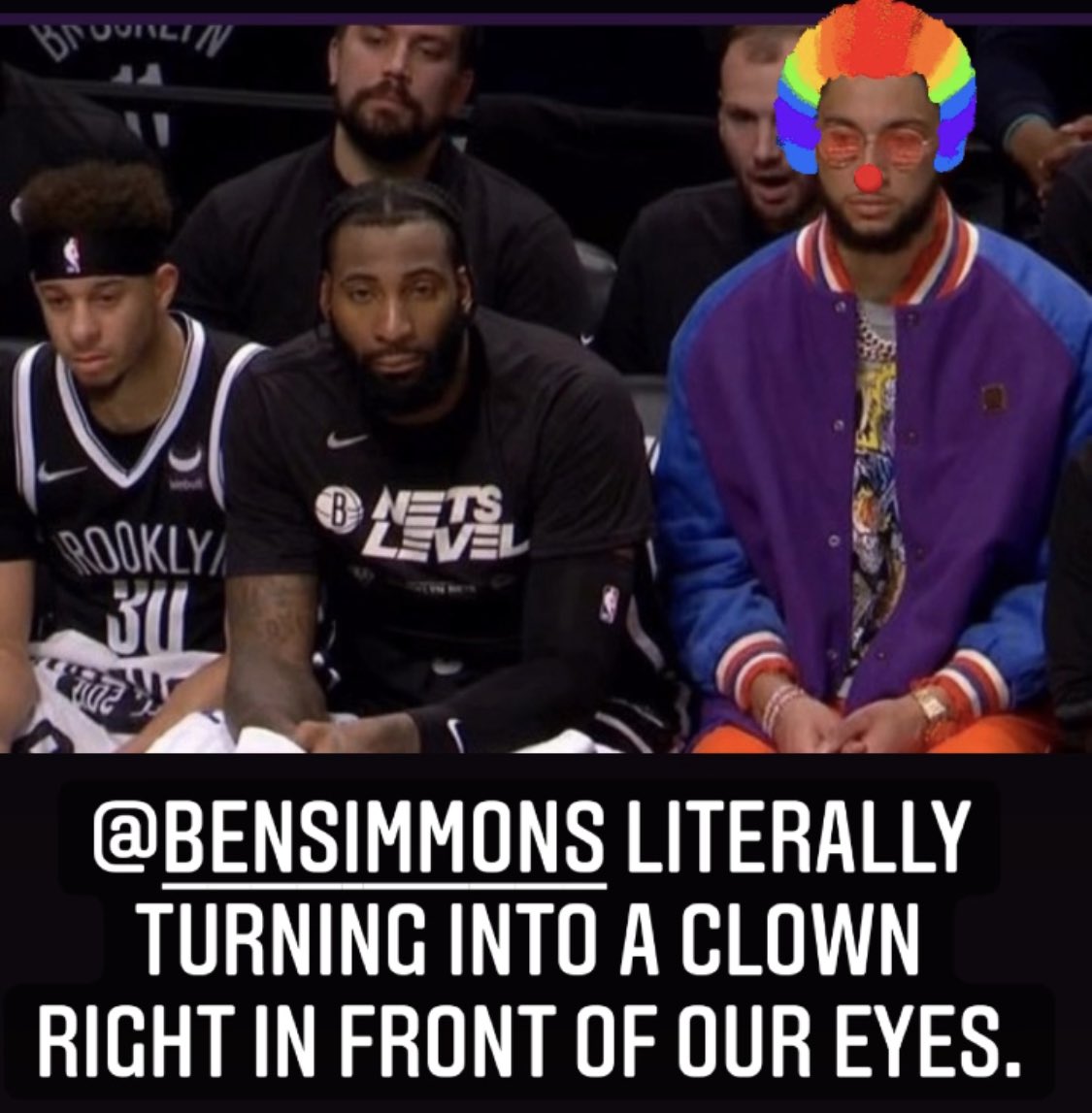 Carson Wentz and Ben Simmons are both falling off a cliff.
You can only save one....
#bensimmons #nbaplayoffs #nba #nets #sixers #bozo #BKNvsBOS