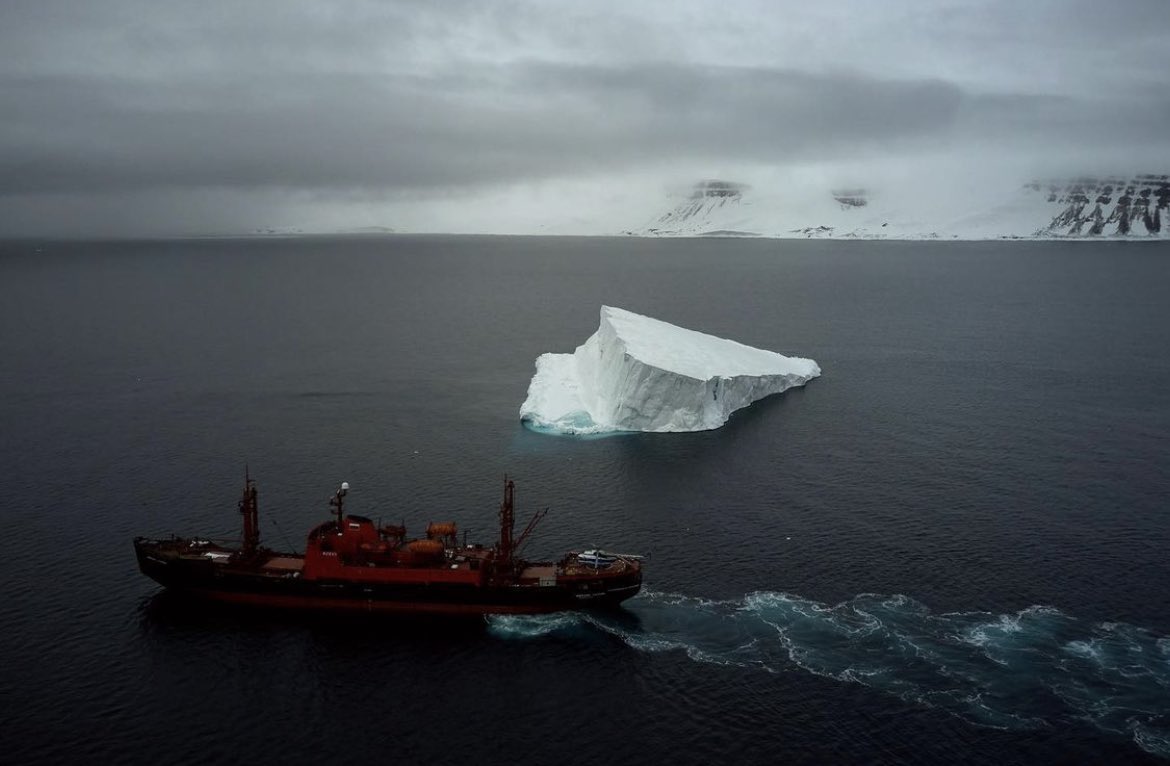 All right…
The goal of the expedition was to document existence of Narwhal in Russian waters, which is almost impossible since natural habitat for this beautiful animal is Greenland and Canadian Arctic. So, we’ve had 30 days, dying rusty ship “Mikhail Somov”
And just hope.
