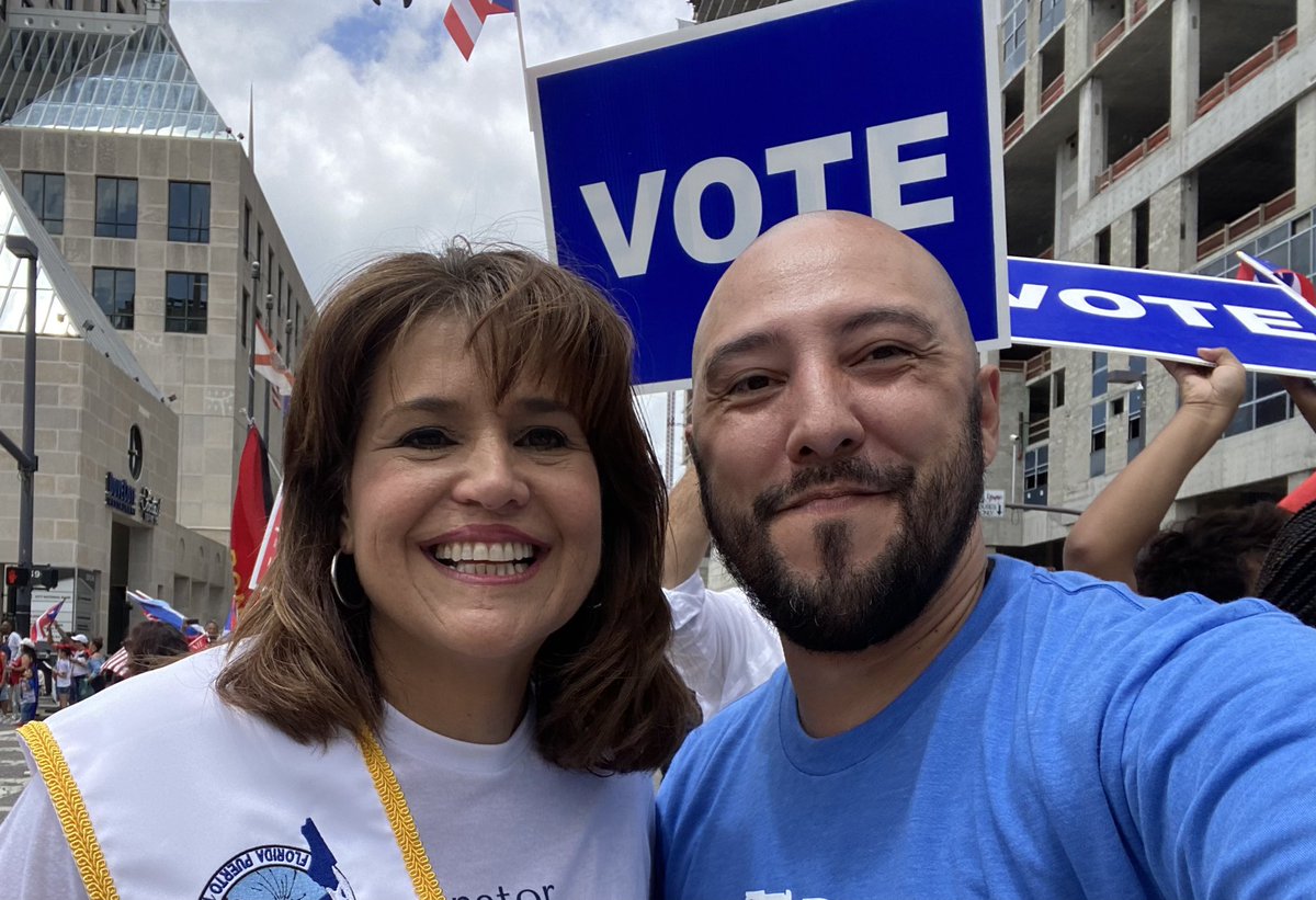 Love seeing the NEXT Governor of FL @Annette_Taddeo everywhere and representing for ALL Floridians! #orlando #puertoricanparade