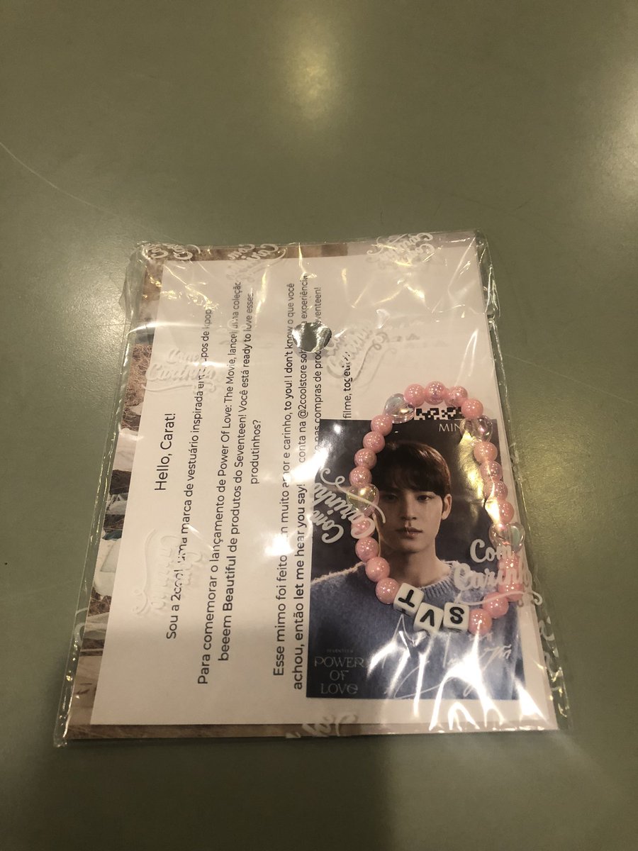 KimMingyuBrasil's tweet photo. [🍿] Compartilhar com vocês que a adm também ganhou mimos da @2coolshop e com direito a card do Mingyu. Obrigada meninas. Vocês arrasaram #PowerOfCarat. ❤️🥺 https://t.co/av6AVddOeu