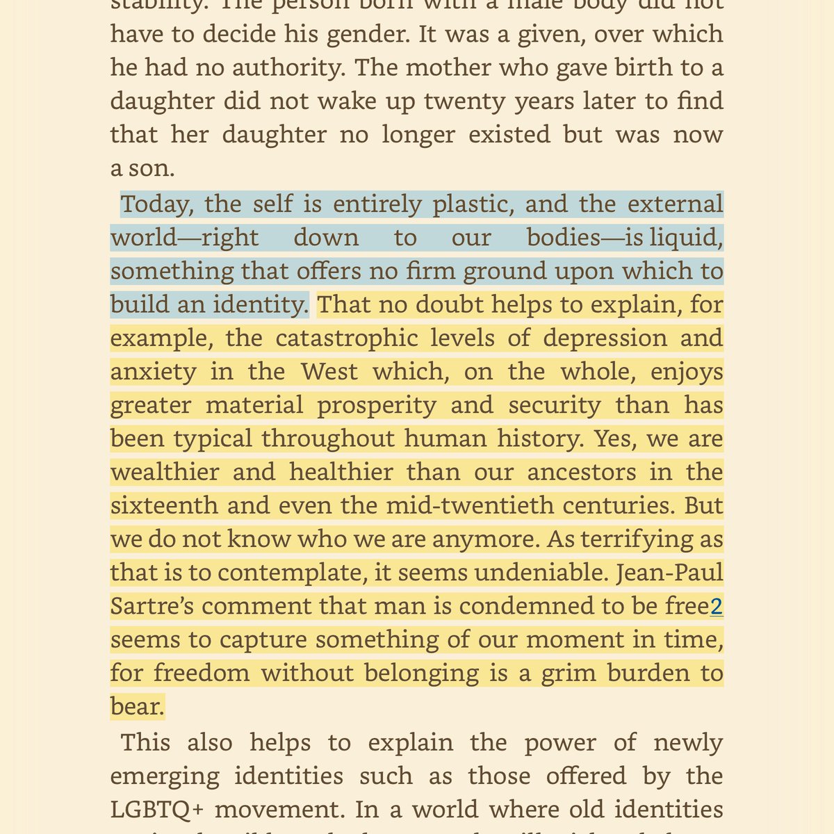 If you want to make sense of the cultural moment we are living in, I highly recommend this book. It shows how we got here and where history is trending.

Accessible and intriguing.

Strange New World
by Carl Trueman