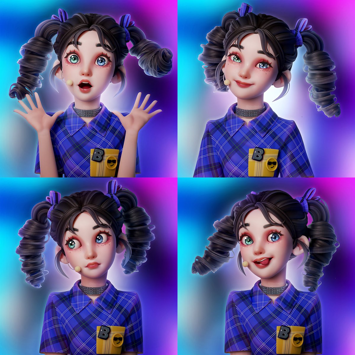 tlsalswjdd's tweet photo. Billlie Tsuki💜💙
#blender #blender3d #b3d #Billlie #Tsuki https://t.co/eRheXFv1U6