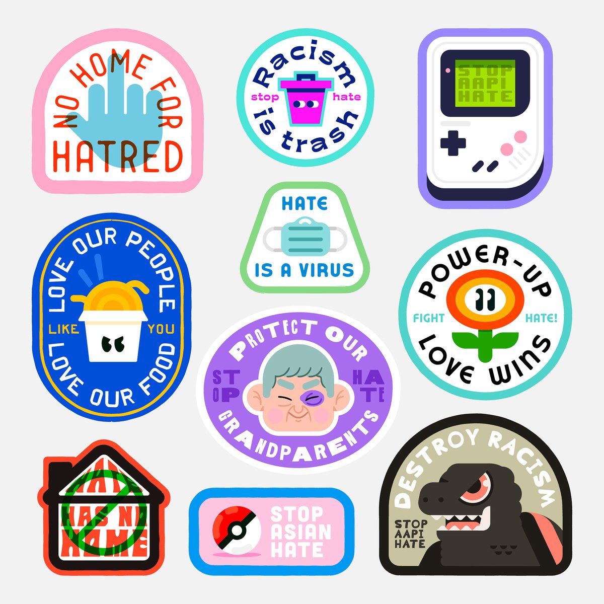Turned some old badge work I did a while back into "3D" using <a href="/Adobe/">Adobe</a> Illustrator's 3D and Materials tool. 
Been having so much fun experimenting in fake 3D land.