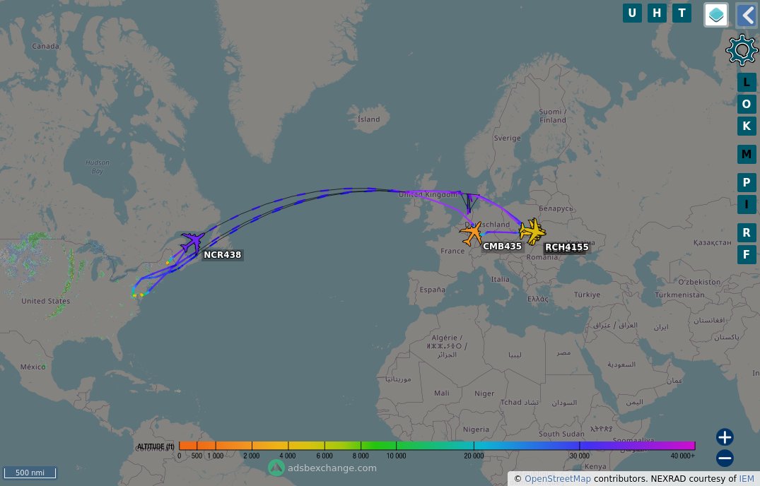 TheIntelFrog's tweet photo. At least 3 747s full of munitions and 3 C-17s have arrived in Europe carrying US munitions and supplies for Ukraine. 
#N919CA as #NCR438
#N706CK as #CMB434
#N418MC as #CMB435
#AE20C9 as #RCH4155
#AE1238 as #RCH363
#AE2FAD as #RCH247 https://t.co/hTli4rPrz4