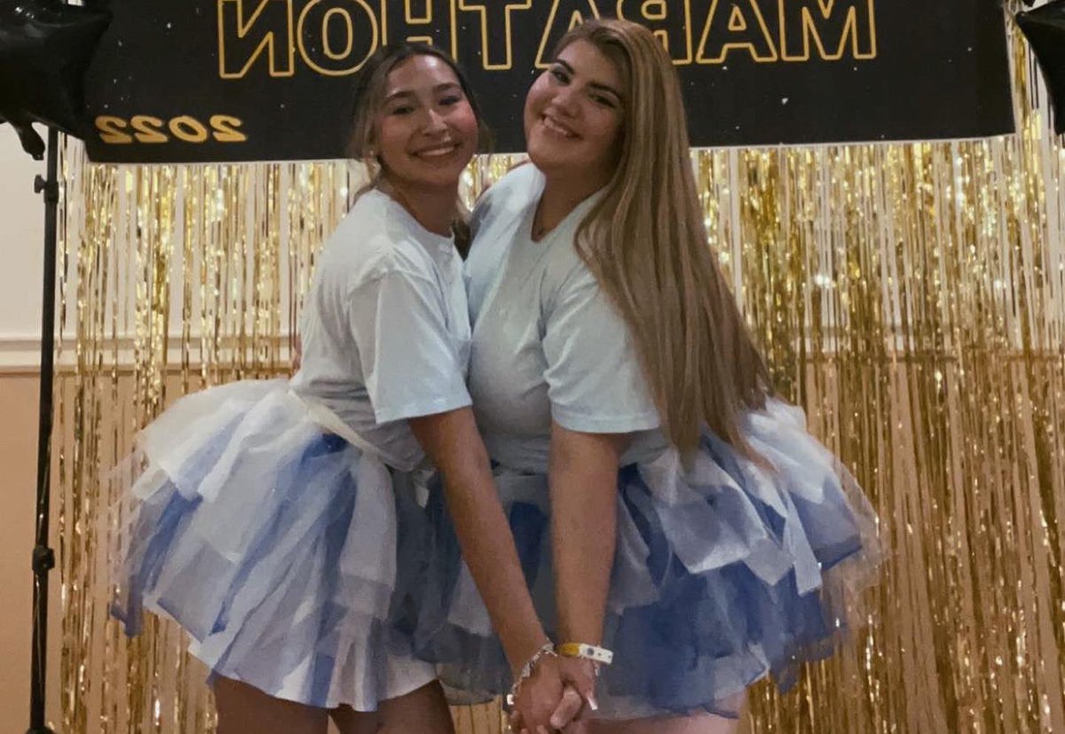 TamukThetaPhi's tweet photo. We had a blast at Dance Marathon 2022! Shoutout to our sisters Faith and Claire for serving on the Board of Directors. Theta Phi raised over 2,000 and overall, we raised $12,399!! Congratulations to Claire for being the top female dancer, raising over $1,000. ❤️💛
#ftk https://t.co/8MaafemNQX