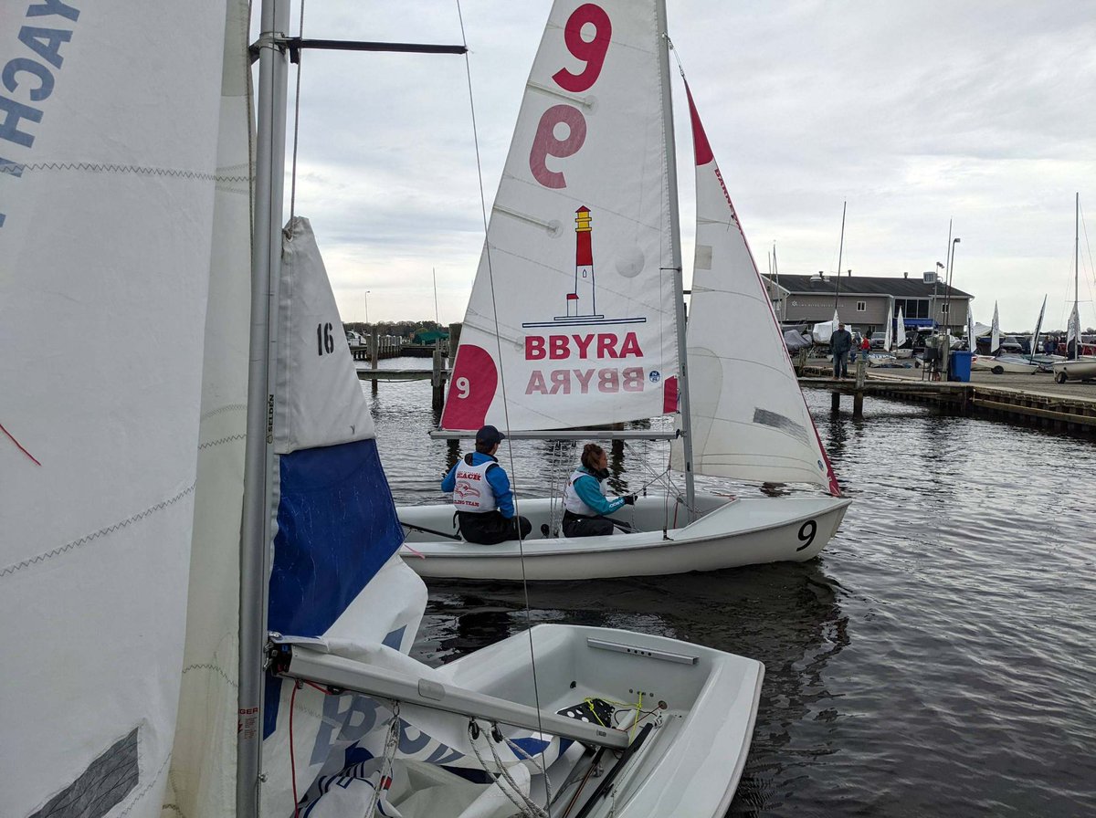 BeachHSSailing's tweet photo. NJISA Spring Championship today. Shout out to our Garnet Gull sailors!! @AthleticsBeach @TheGullsNestPPB https://t.co/83icZiHvLo