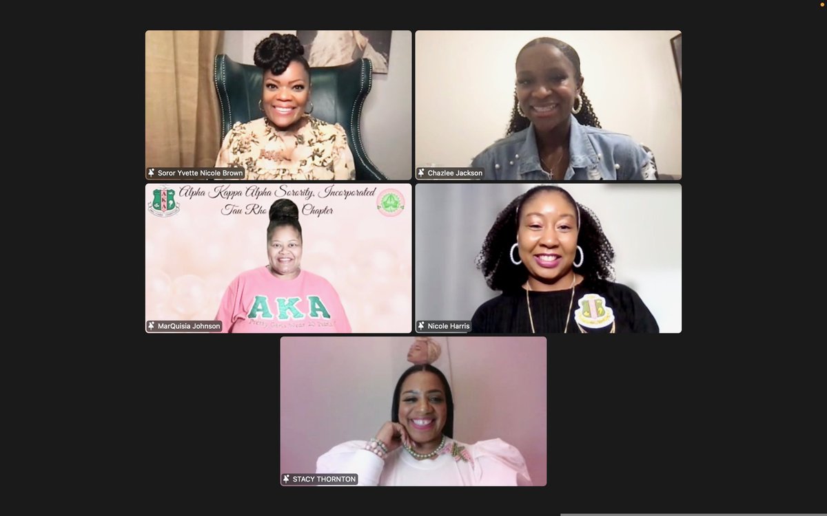 iPlaysoPretty's tweet photo. Thank you @YNB for joining @TRO_AKA for movie night! You have a beautiful spirit and we enjoyed having you with us! #TenaciousTauRhoOmega #AlwaysABridesmaid https://t.co/c8ucJgMt1m