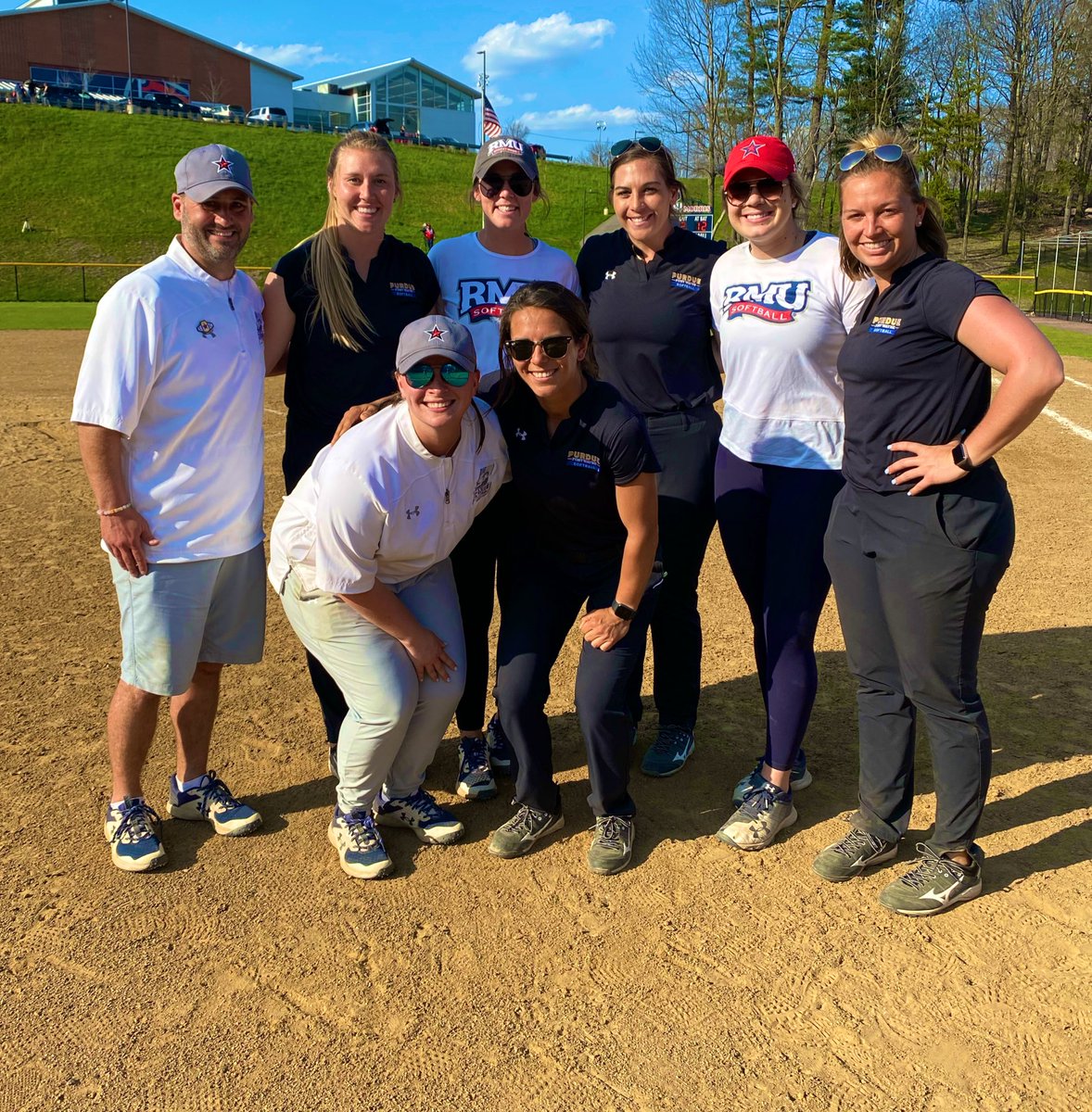 RMUSoftball's tweet photo. Happy #NFCAday‼️
Today we thank the coaches in our sport for all the love and sacrifice they show on a daily basis!
We also appreciate @MastodonSB for being pretty cool people to coach alongside of in the @HorizonLeague.
@NFCAorg 🥎 #BiggerThanTheGame https://t.co/AL8hndqLtk