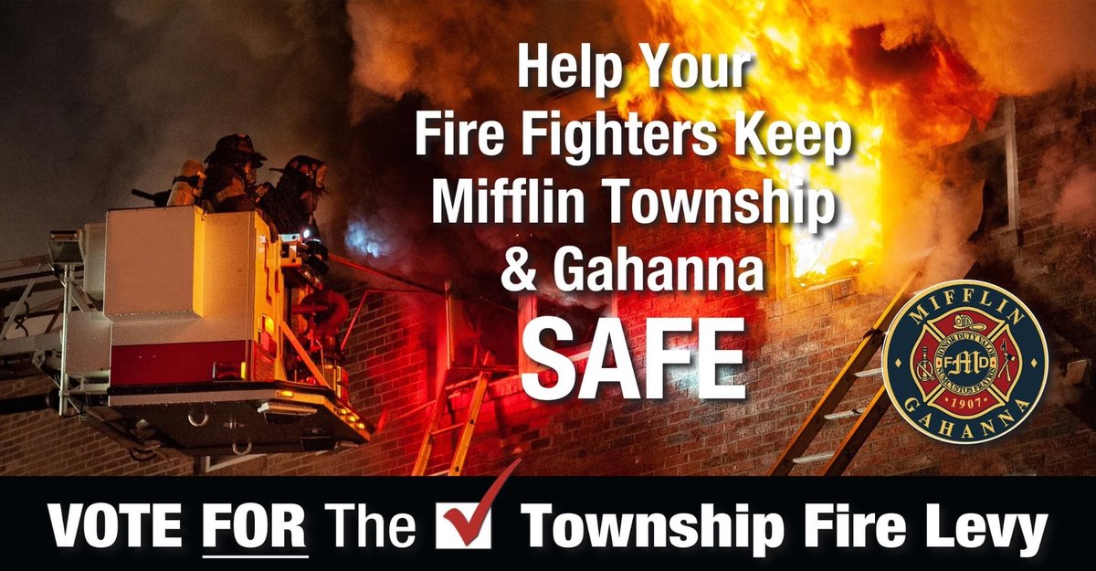 IAFF2818's tweet photo. We need your support! Vote FOR the fire levy on May 3! https://t.co/I7PgWnYqEs
