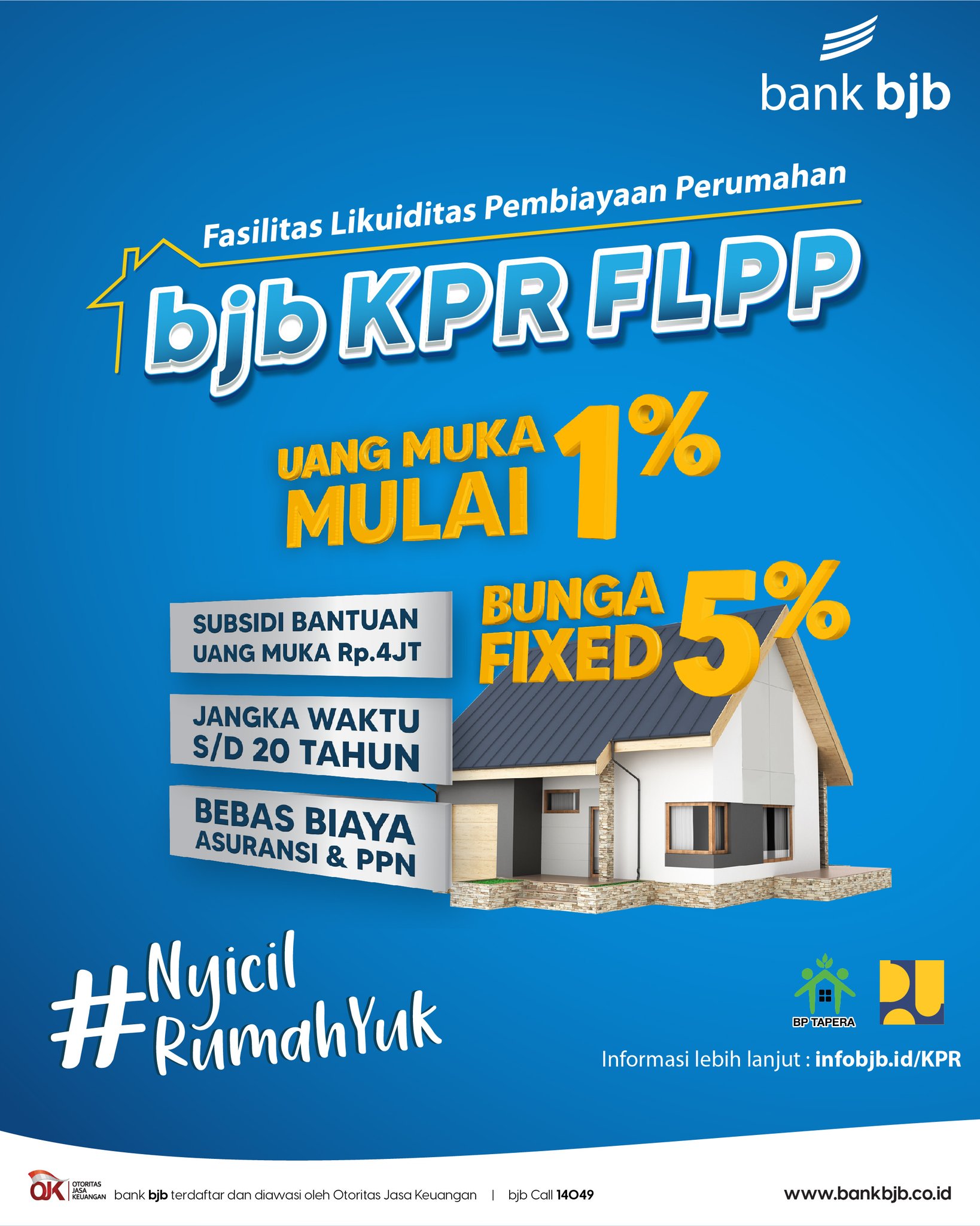 bank bjb on Twitter: "Nyicil rumah bareng bjb yuk sahabat! Dengan bjb
