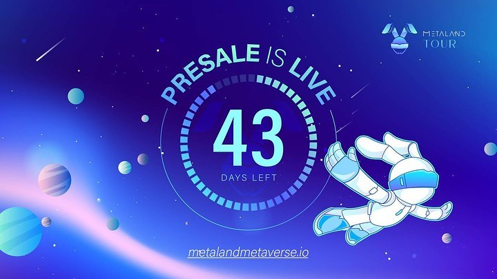 metalandmtv's tweet photo. #PRESALE IS LIVE ! 
Grab your #TOUR #TOKEN at https://t.co/SEMO3cwd61

#tourrabbit #metaland #metalandmetaverse #vr #virtualreality #globalvirtual #tour #virtualtour #travel https://t.co/13FGpm6sMT
