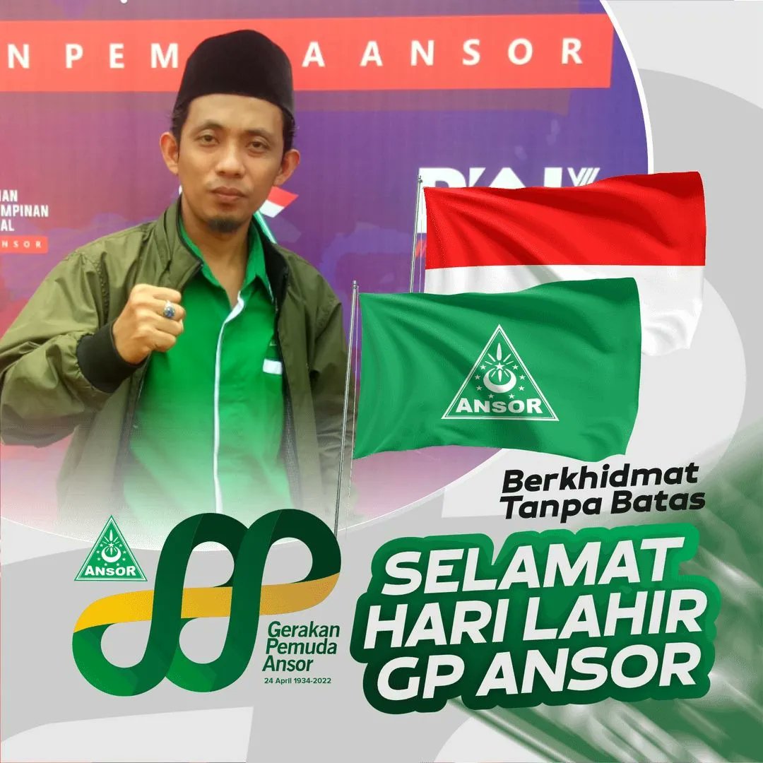 Hari ini semangat "Terompet Ansor" tersebut ttp berbunyi. Dibawah kepemimpinan Gus Ketum Yaqut Cholil Qoumas Gerakan Pemuda Ansor mempersiapkan diri mlakukan transformasi media juang baru yaitu "Dunia Metaverse".
Selamat Harlah Gerakan Pemuda Ansor ke 88.
24/04/1934 - 24/04/ 2022