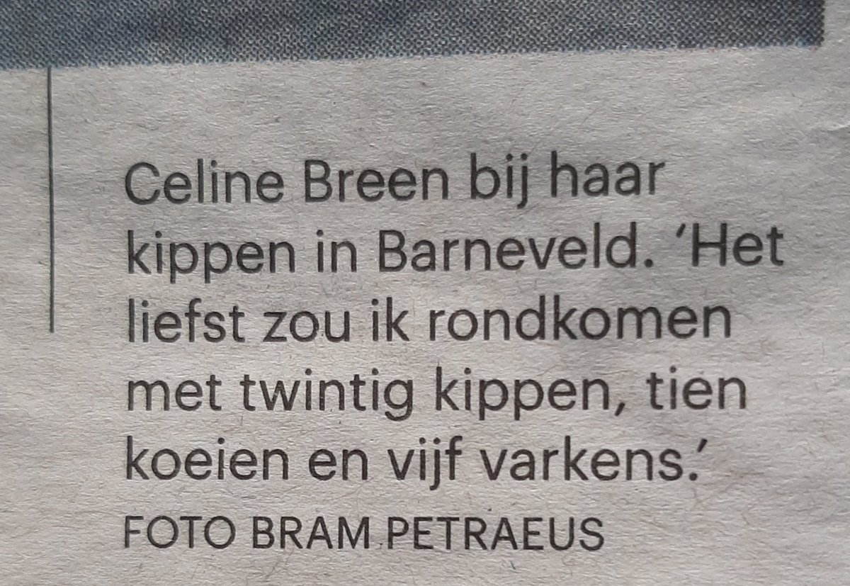 RuudBodem's tweet photo. Uitspraak van een 21 jarige kippenhoudster in Barneveld. Friese boerenzoons/dochters geven aan 60 tot 80 koeien mooi te vinden. Besteed die 25miljard niet aan uitkopen maar aan het verwezenlijken van de wens van opvolgers. Kwaliteit voor kwantiteit. https://t.co/LzKsruc1jb