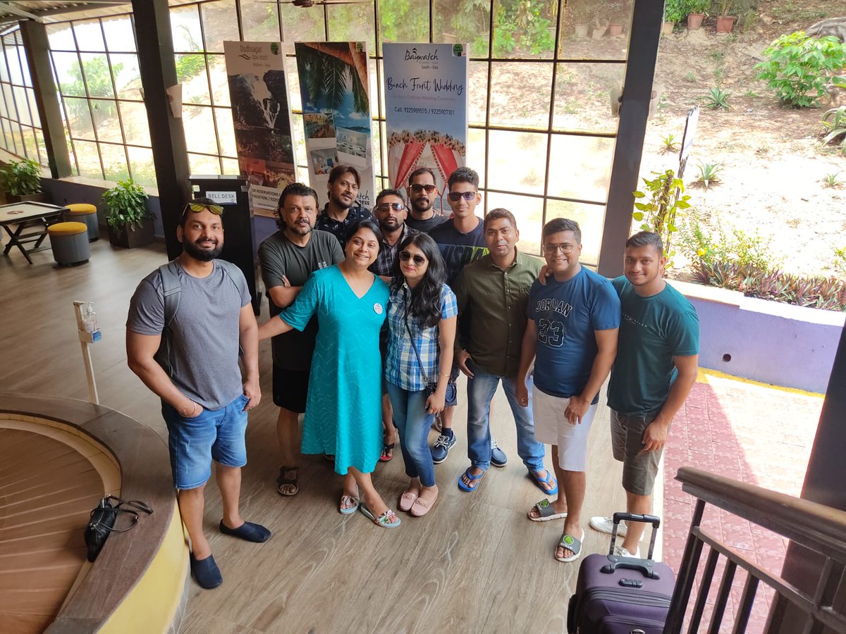 AAPNAInfotech's tweet photo. The time has come to bid "Good Bye" to the beautiful, magical Goa. AAPNA Commandos are all set to leave to their respective cities.
#goatrip #annualdaycelebration #annualday2022 #annualfunction #annualday #AAPNA #officetrip #team #byebyegoa #flyingoff #missyougoa https://t.co/tMhdezx5k5