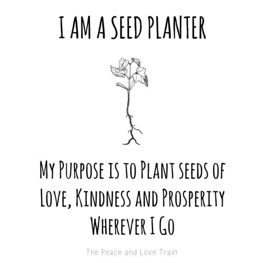 PayItFo72555724's tweet image. Please join me...
#seedplanter #mypurpose #plantseeds #love #kindness #prosperity #ThePeaceandLoveTrain #payitforward