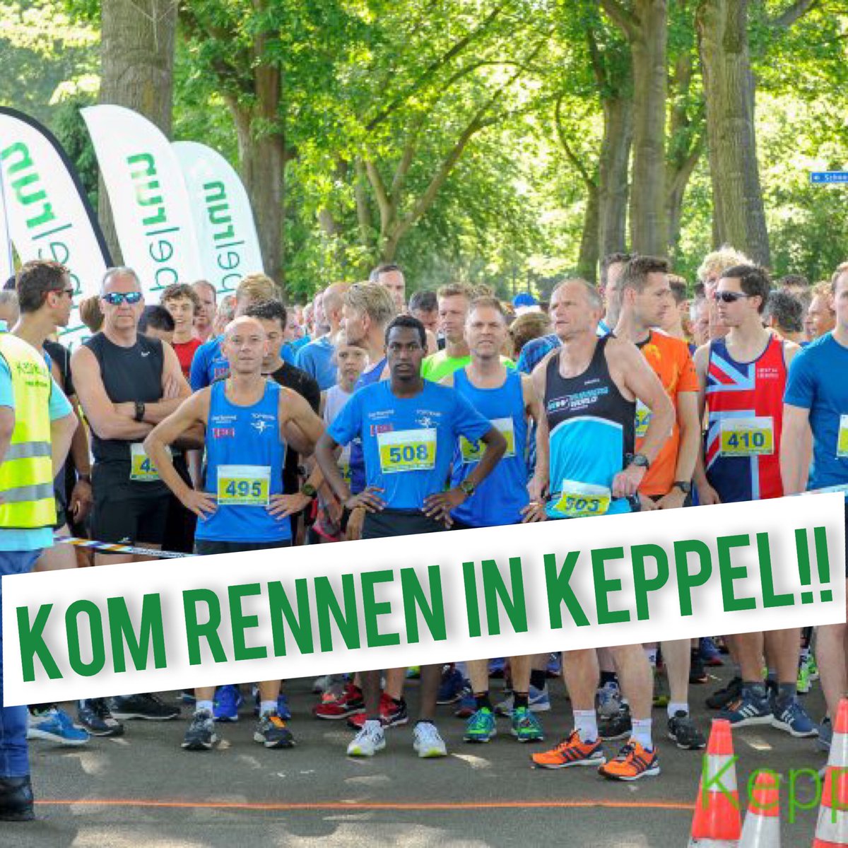 De voorinschrijving voor de Keppelrun op zondag 12 juni is gestart! 

Via onze website kun je je tot en met zaterdag 11 juni 23.59 uur voor-inschrijven. Let op: na-inschrijving op de dag zelf is niet meer mogelijk. keppelrun.nl/inschrijven/
#keppelrun #natuurlijkdemooiste  #running