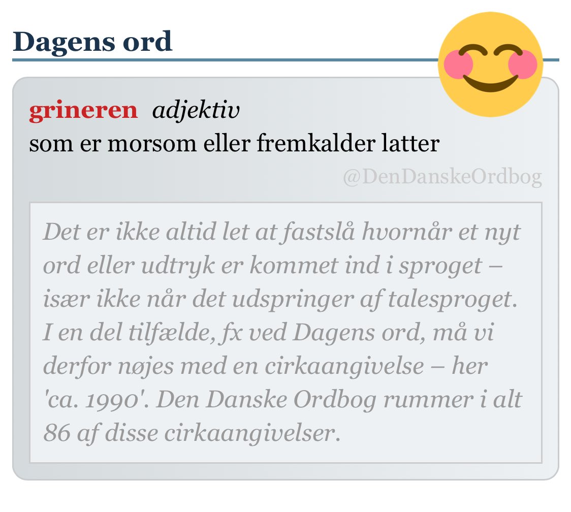 DenDanskeOrdbog's tweet photo. #datering #talesprog #hvemsagdedetførst #dagensord #dksprog
https://t.co/vnqhv6UJIl https://t.co/Vrxoprf6ng