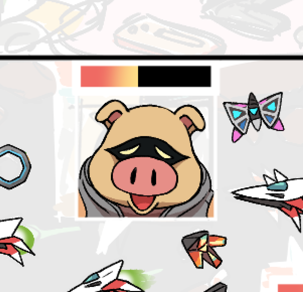 ピグマ!!箸置きにしたいくらい可愛く描けた!!(そうか?) 
