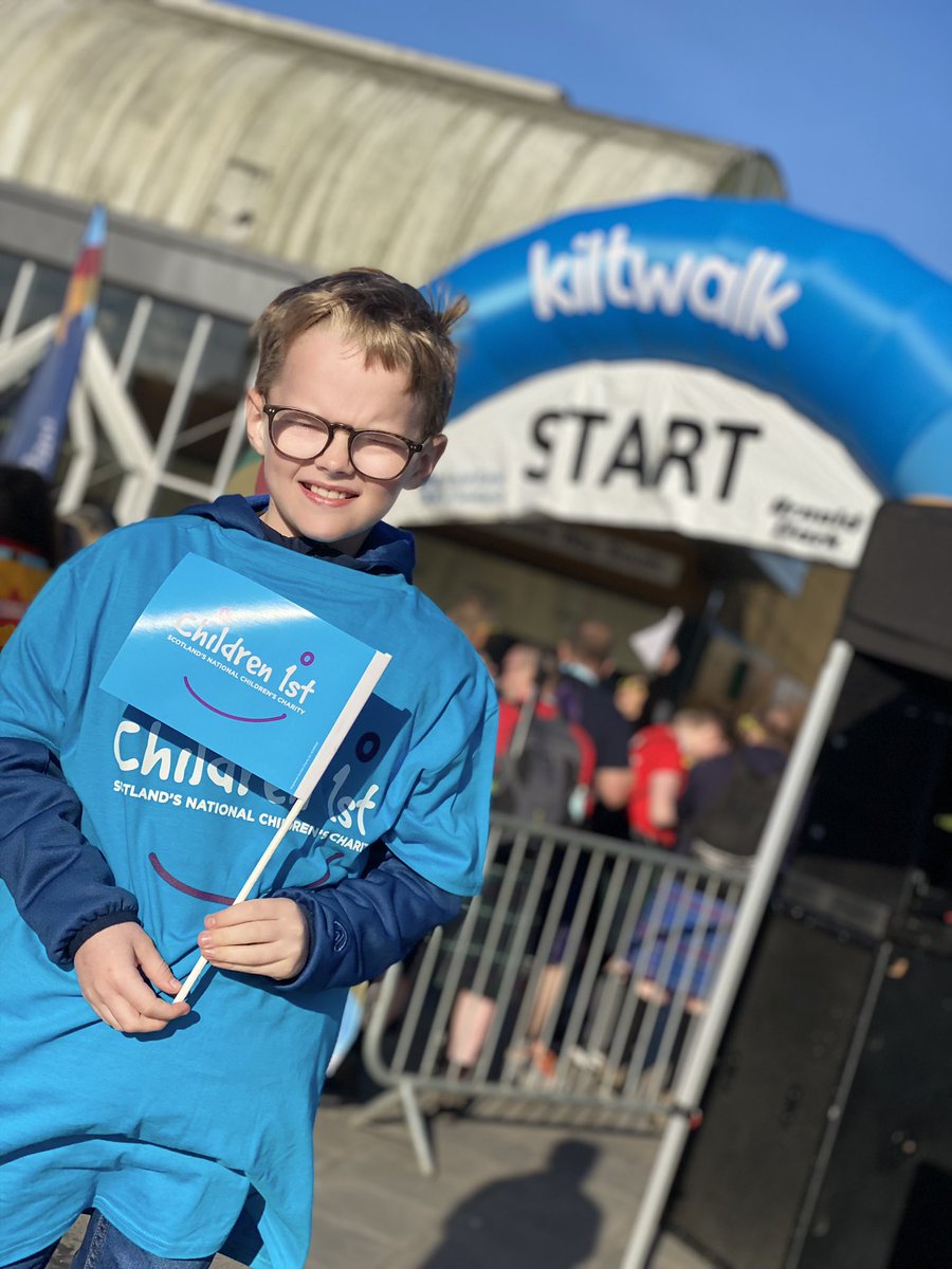 Excited to be back #KiltWalkGlasgow